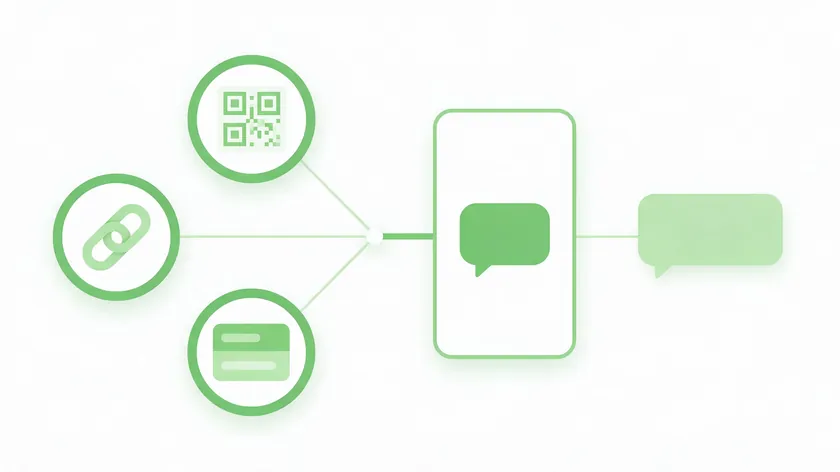 How to share WhatsApp number: link, QR code, contact card and username compared