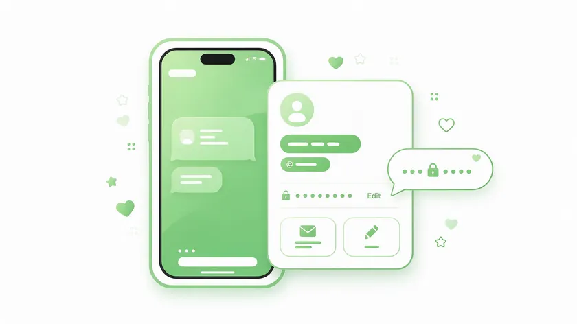 WhatsApp profile showing a username instead of a phone number